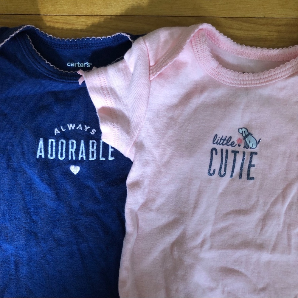 NEW Carter’s Glitter Onesies